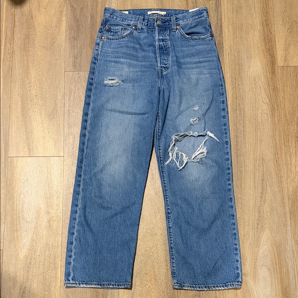 Levi’s Ribcage Straight Ankle Jeans
